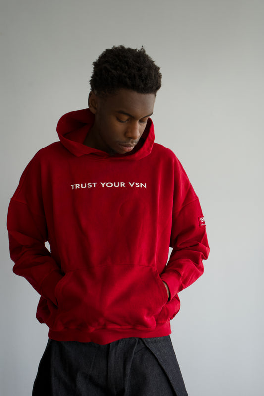 "Members Only" Hoodie - Deep Paprika