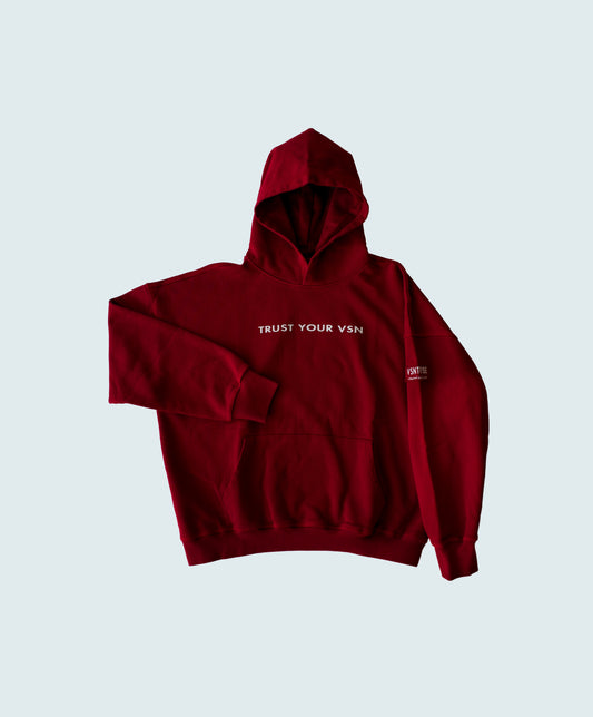 "Members Only" Hoodie - Deep Paprika