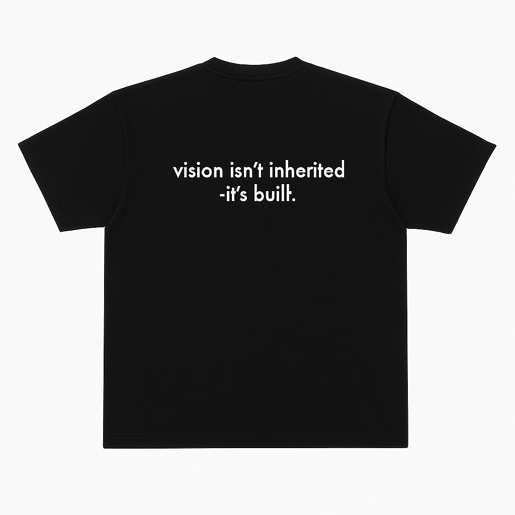 The “Origin” Tee — BLACK/ACID-WASH