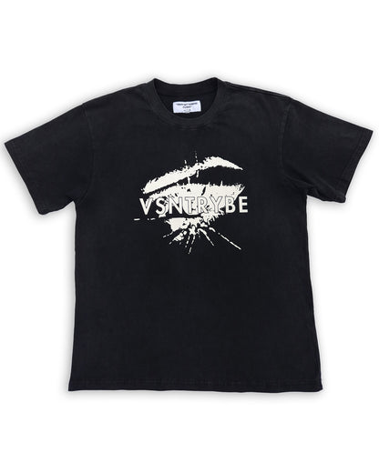 The “Origin” Tee — BLACK/ACID-WASH