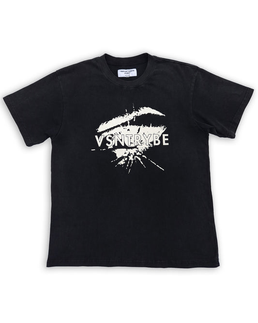 The “Origin” Tee — BLACK/ACID-WASH